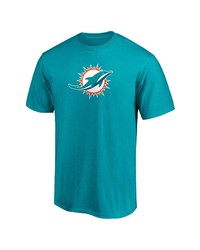 FANATICS Branded Tua Tagovailoa Aqua Miami Dolphins Player Icon Name Number T Shirt