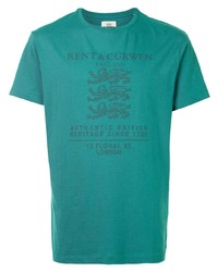 Kent & Curwen Logo Print Crew Neck T Shirt