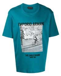 Emporio Armani Photographic Print T Shirt