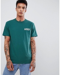 LEVIS SKATEBOARDING T Shirt With Small Logo In Green