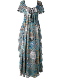 Temperley London Shire Printed Long Dress