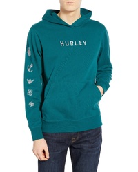Hurley Atlas Anchors Embroidered Hoodie
