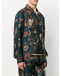 Dolce & Gabbana Military Print Shirt