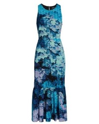 Maggy London Print Maxi Dress
