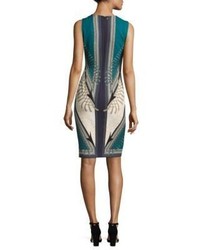 Versace Collection Printed Sheath Dress