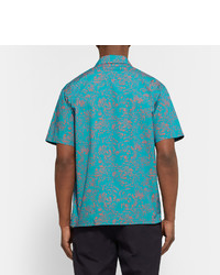Jil Sander Slim Fit Printed Cotton Poplin Shirt