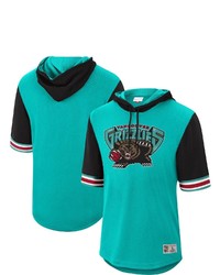 Mitchell & Ness Teal Vancouver Grizzlies Hardwood Classics Buzzer Beater Mesh Pullover Hoodie At Nordstrom