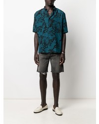 Saint Laurent Tropical Print Shirt
