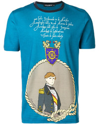 Dolce & Gabbana Military Print T Shirt
