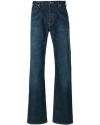 Armani Jeans Distressed Stitch Detail Bootcut Jeans