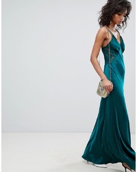 Ghost Satin Maxi Cami Dress With S