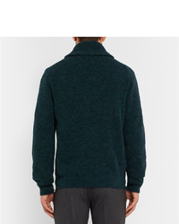Massimo Alba Shawl Collar Alpaca And Wool Blend Sweater