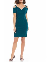 Adrianna Papell Cold Shoulder Sheath Dress