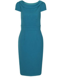 Dorothy Perkins Paper Dolls Teal And Black Collared Dress