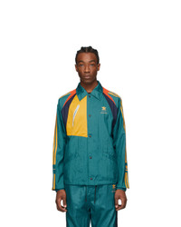Bed J.W. Ford Green And Multicolor Adidas Originals Edition Bench Jacket