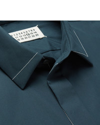 Maison Margiela Contrast Stitched Cotton Poplin Shirt