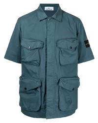 Stone Island Cargo Pockets Short Sleeved Shirt