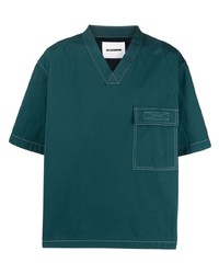 Jil Sander Contrast Stitch Shirt