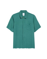 VISVIM Free Edge Short Sleeve Button Up Camp Shirt