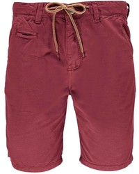 Boohoo Cotton Laundered Shorts With Draw Cord