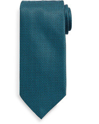 Stefano Ricci Neat Patterned Silk Tie Teal