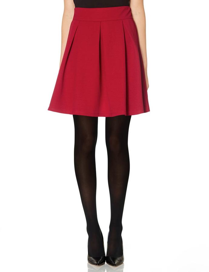 The Limited Pleated Skater Skirt, $59 | The Limited | Lookastic