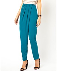 Asos Trousers With High Waist And Soft Pleats