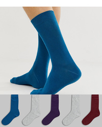 ASOS DESIGN Ankle Socks In Multi Colour 5 Pack