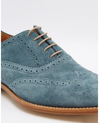 Paul Smith Ps By Christo Oxford Suede Brogue Shoes