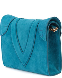 Elena Ghisellini Stitch Detail Crossbody Bag