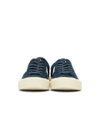Tom Ford Blue Cambridge Low Top Sneakers