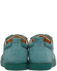 Christian Louboutin Green Rantulow Orlato Flat Sneakers