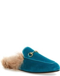 Gucci Princetown Genuine Shearling Mule Loafer