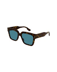 Gucci 53mm Square Sunglasses In Havana At Nordstrom