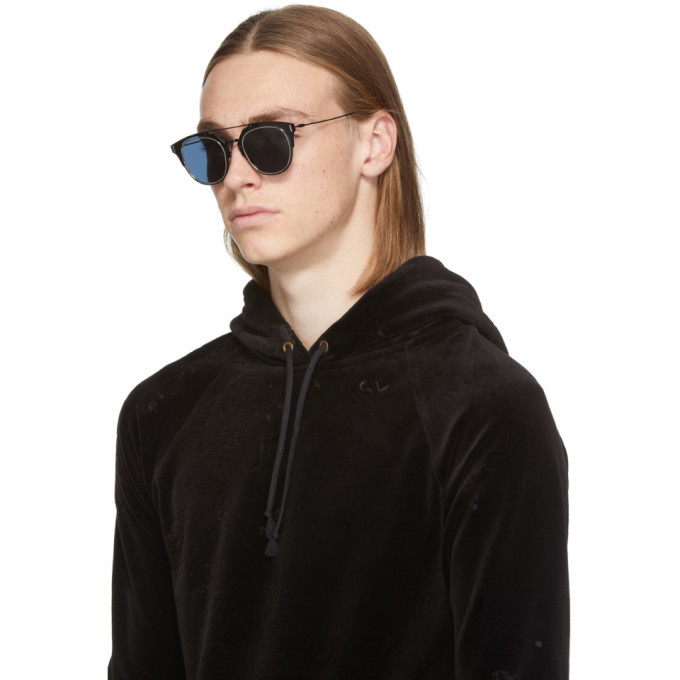 Dior Homme Navy Dior Composit 10 Sunglasses, $384 | SSENSE | Lookastic