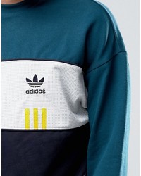 adidas Originals Id96 Crew Sweatshirt In Green Ay9251