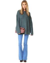 See by Chloe Ribbed Pullover Sweater