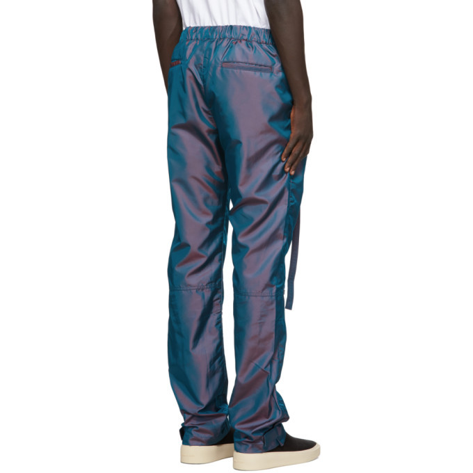 fear of god essentials iridescent nylon track pants