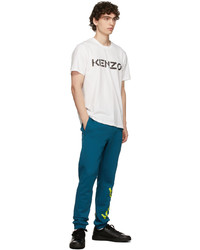 Kenzo Blue Sport Jogging Lounge Pants