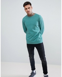 ASOS DESIGN Sweatshirt In Green Marl