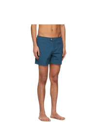 Tom Ford Blue Nylon Swim Shorts