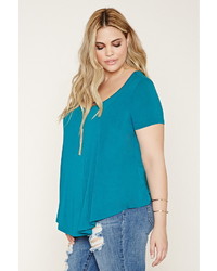 Forever 21 Plus Size Scoop Neck Tee