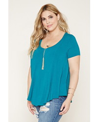 Forever 21 Plus Size Scoop Neck Tee