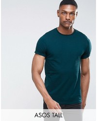 Asos Tall T Shirt With Roll Sleeve