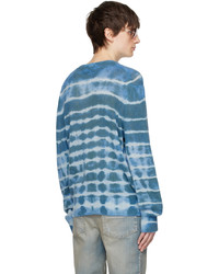 Amiri Blue Tie Dye Sweater