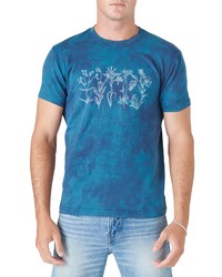 Lucky Brand Floral Tie Dye Graphic Tee