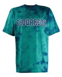 DSQUARED2 Logo Tie Dye T Shirt