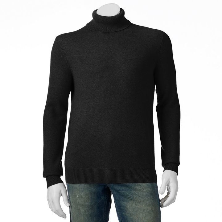Marc Anthony Classic Fit Solid Cashmere Turtleneck Sweater, $160 | Kohl ...