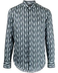 Emporio Armani Herringbone Cotton Shirt