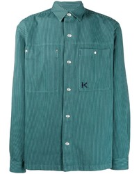 Kenzo Striped Snap Button Shirt